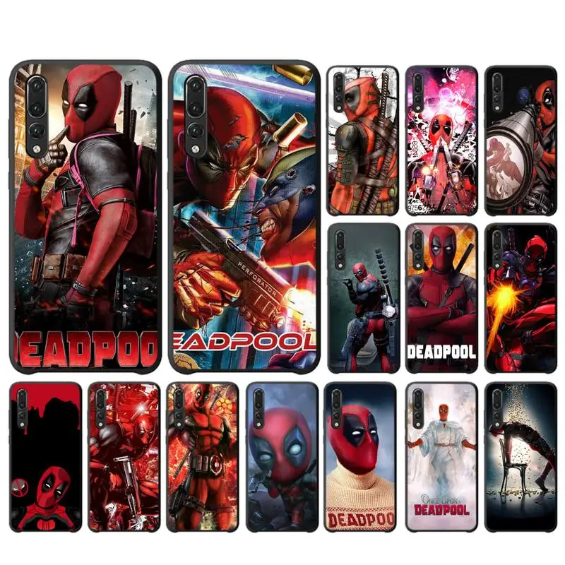 

Disney Deadpool Phone Case for Huawei P30 40 20 10 8 9 lite pro plus Psmart2019