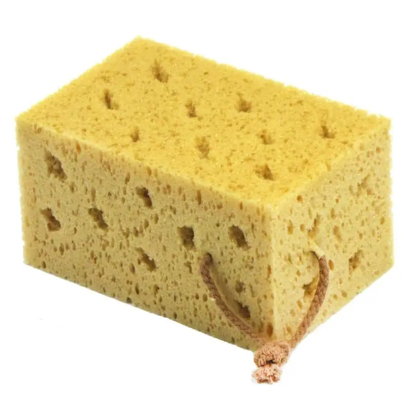 

Extra Large Car Yellow Thick Soft Sponge Block Thickened Car Washing Sponge Super Absorbent Foaming Strength Car Wash Sponge