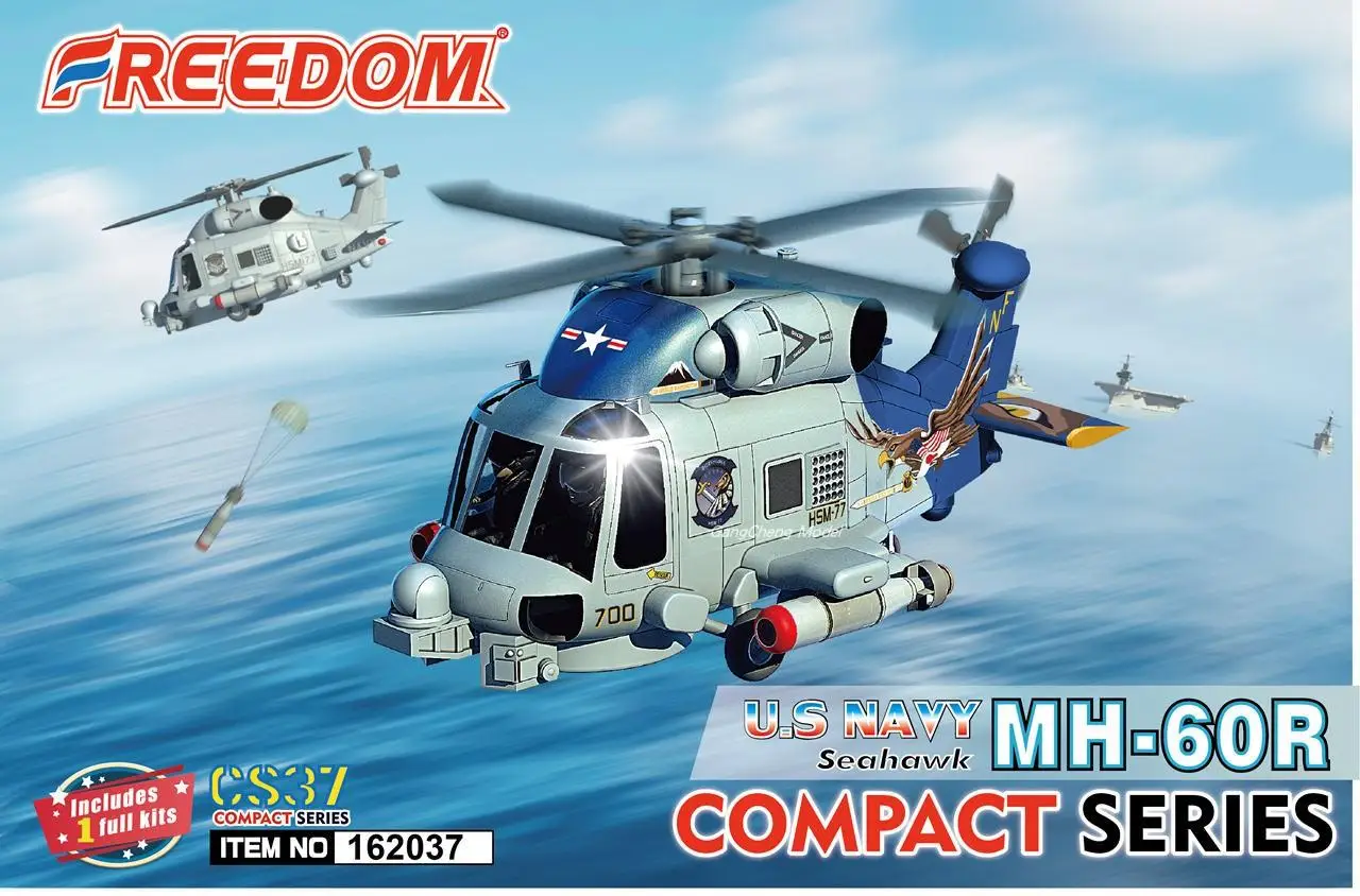 

FREEDOM F162037 Model COMPACT SERIES U.S.NAVY Seahawk MH-60R PLASTIC MODEL KIT