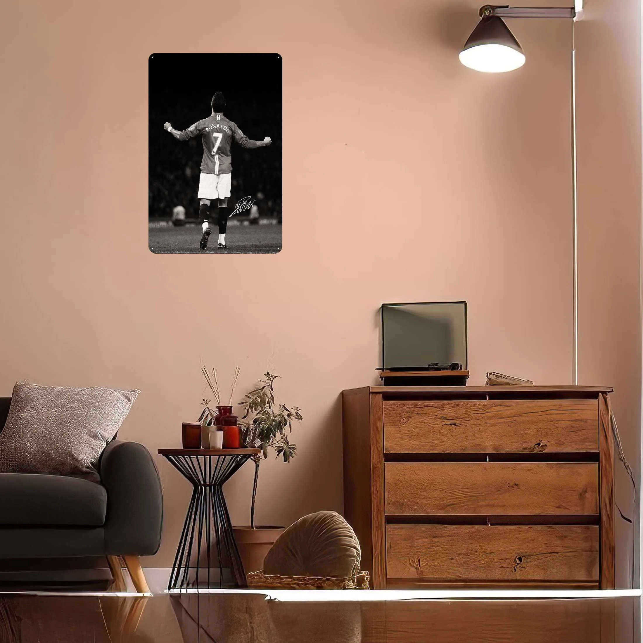 Металлический знак Роналду