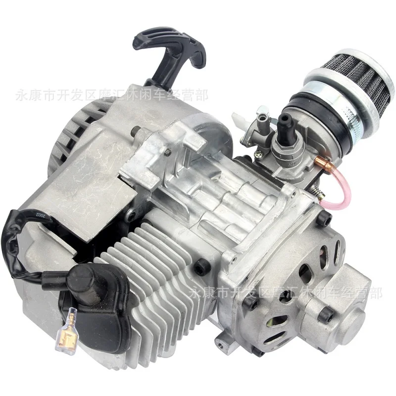 Мини-мотоцикл четырехколесный пляжный двигатель бензиновый SilverT8Fwith с крышкой