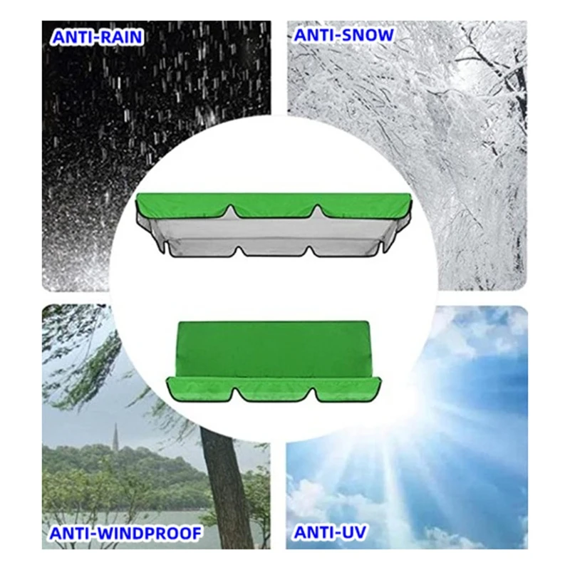 Козырек от солнца для качели Pew 2/3 местный садовый чехол из полиэстера Тафта