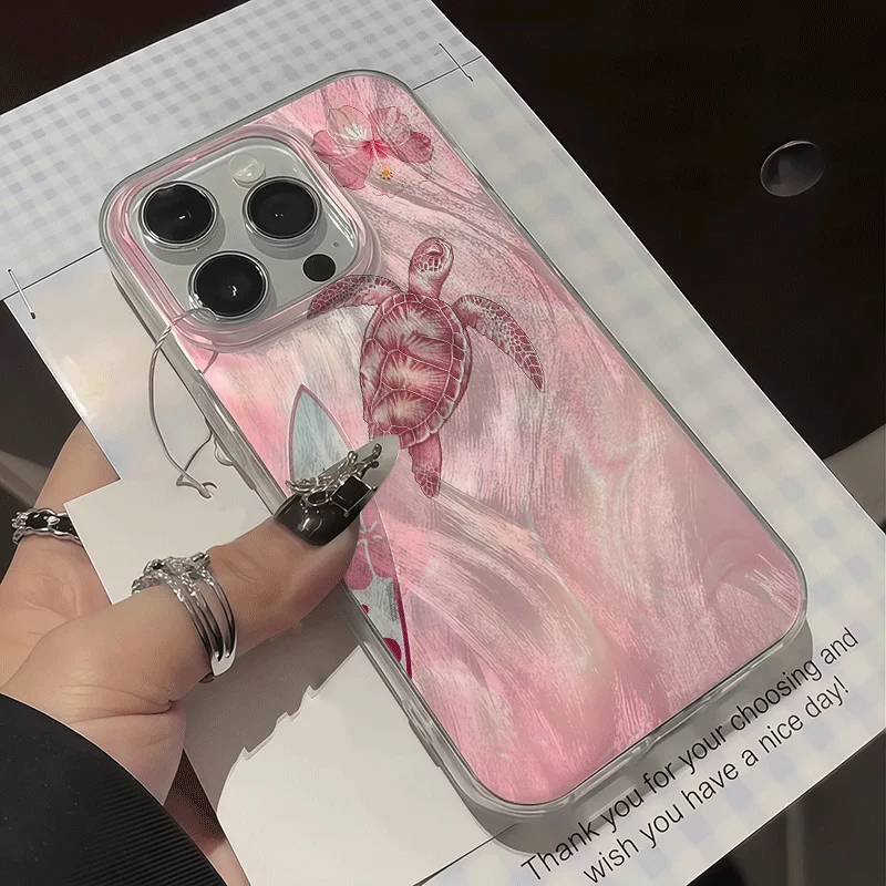 Фото Чехол для телефона с волнообразным фоном и морским пейзажем для Xiaomi Redmi Note 14 Pro 13 12 11 10 Pro 5G 13C 14C Plus, жесткий, с защитой камеры №2