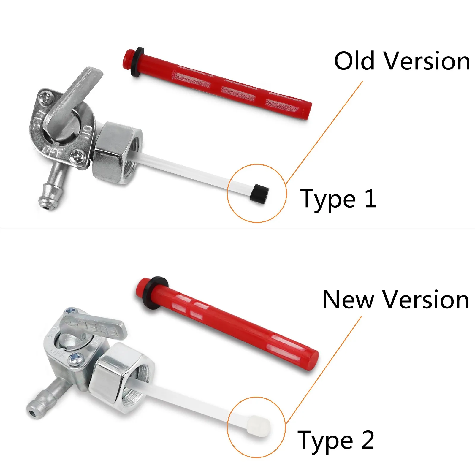 Переключатель клапана бензобака Petcock 14 мм для Honda Suzuki Yamaha XL CT TL XR CRF50 50cc 70cc 90cc 110cc 125cc