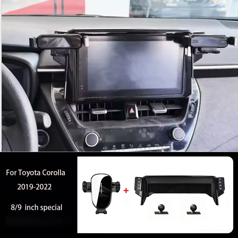 

Для Toyota Corolla E210 2019-2022 держатель для телефона автомобильный двойной кронштейн с магнитной беспроводной зарядкой MagSafe автомобильное крепление для телефона