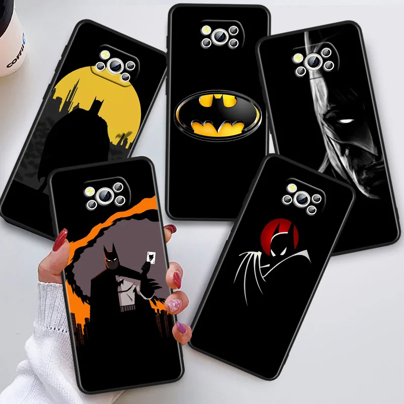 

DC Comics Batman Phon Case For Xiaomi POCO C50 C40 C31 C3 M5S X4 M4 M3 F4 F3 GT F2 F1 X3 NFC X2 Pro Black Cover