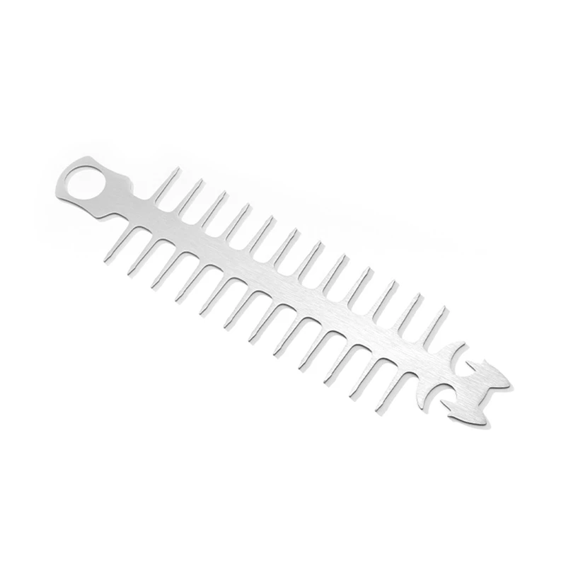 

Уличная стойка для барбекю Fishbones из нержавеющей стали 304, вывески для барбекю, инструмент для барбекю, сеть для барбекю «сделай сам» для кемп...