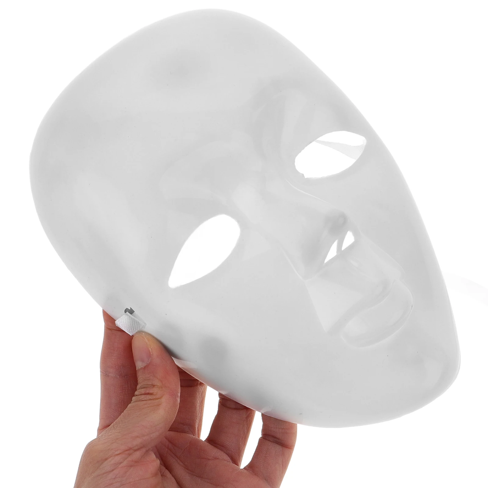 6 шт. белые пластиковые пустые маски полнолицевые сделай сам ручная роспись маска