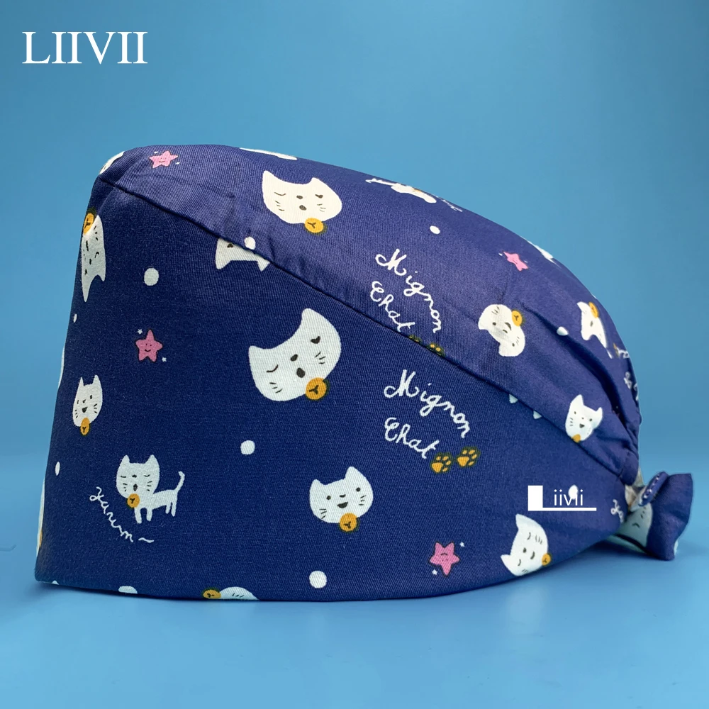 

Unisex Medical Doctor Nurse Surgical Caps Dental Hospital Pet Hospital Work Hat Doctor Scrubs Hat Lab Hat Pet Hospital Work Caps