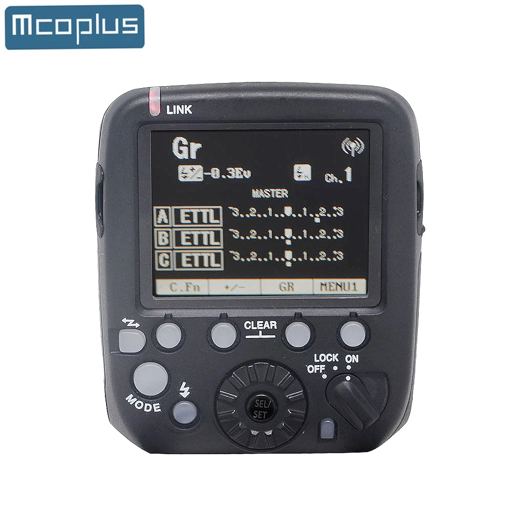 Передатчик вспышки Mcoplus Speedlite триггер совместимый с Canon YONGNUO 600EX-RT YN968EX-RT YN600EX-RTII