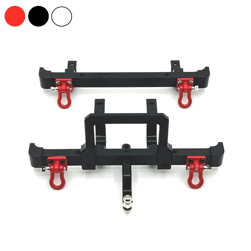 MN82 LC79 Металлический передний задний бампер с фаркопом 1/12 Детали для обновления