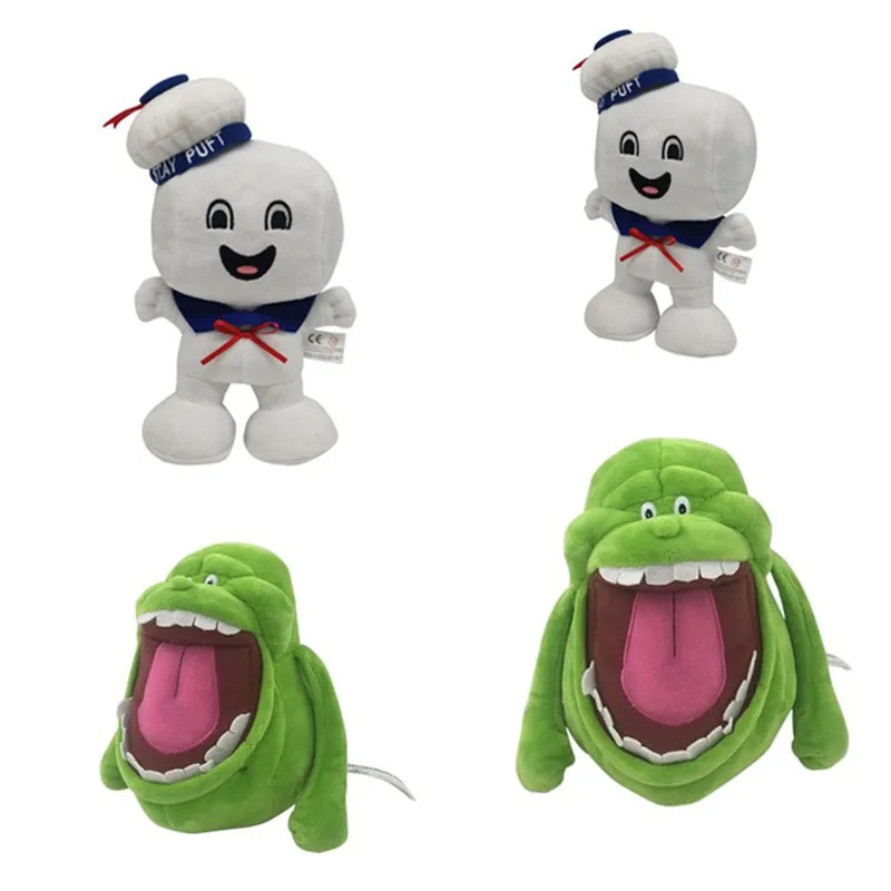 

20cm Vintage Ghost 3 Stay Puft Marshmallow Man and Slimer stuffed Plush Bank Bsters Sailor stuffed Plush Toy Doll