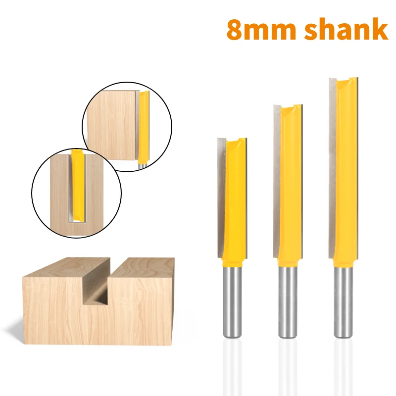 

Straight Bit Router Bit Carbide Cutters Woodworking Milling Cutter For Wood Bit Face Mill End Mill