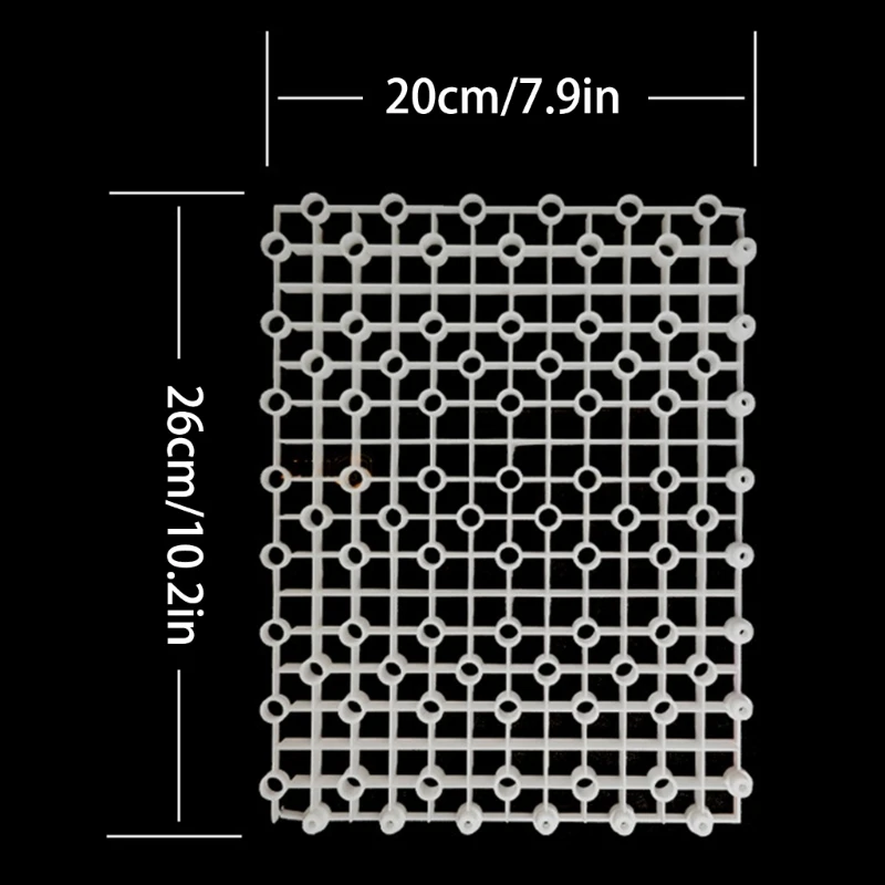 Пластиковые сетки для аквариумов яиц решетки домашних рыб сепарационная