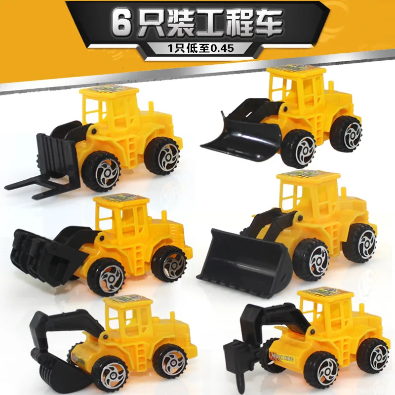 

Children's toy engineering vehicle model car 6 excavator Excavator toys