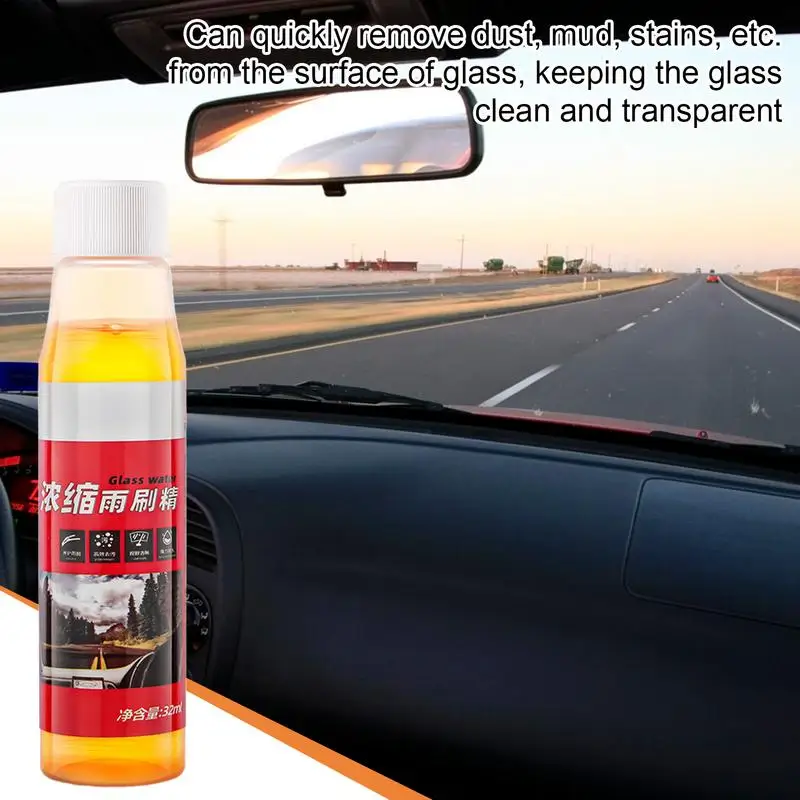Концентрированная жидкость для лобового стекла 32 мл средство удаления масляной