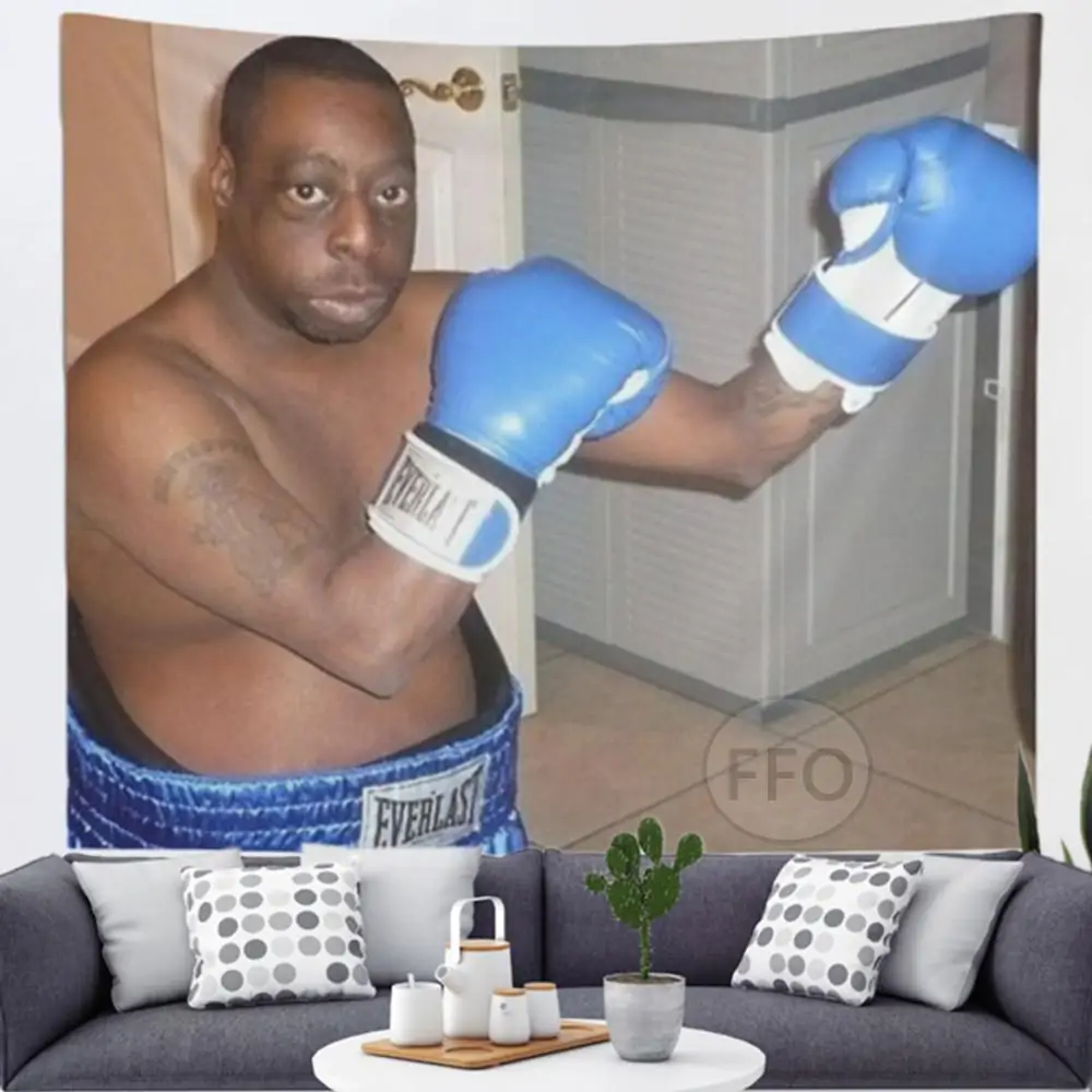 

Жук сок боксерский настенный гобелен Забавный Жук Лесер зеленый мем гобелен эстетический декор комнаты вечерние ринка фон для дома