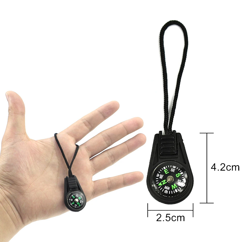 

Mini Compass ABS Camping Hiking Pocket Compass Pendant Portable Compass Navigation Climing Riding Holiday Kids Gift Outdoor Tool