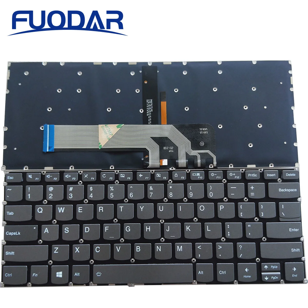 

US Backlit Keyboard For Lenovo IdeaPad Yoga C340-14 14API 14IWL C740-14IML 730-15 15IWL 730-13IKB 530-14 530-15 530S-14