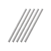 uxcell 6mm x 300mm 304 stainless steel solid round rod for diy craft 5pcs