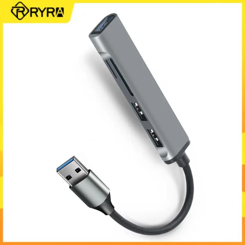 

RYRA 5 портов USB 3,0 концентратор Мульти USB сплиттер USB порт 3,0 2,0 с SD TF портами кардридер для Lenovo Macbook Pro USB сплиттер