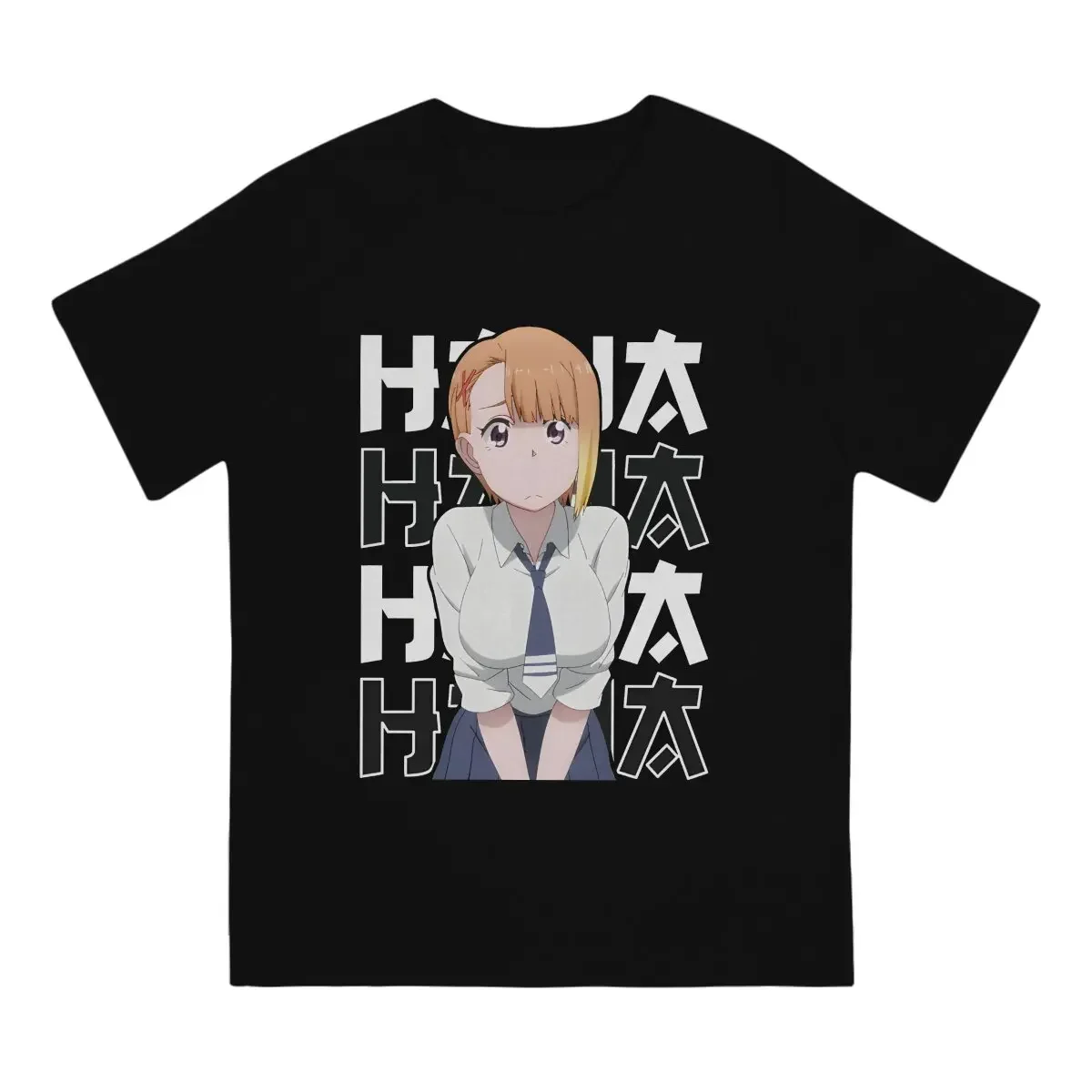 Мужская футболка с коротким рукавом и круглым вырезом из чистого хлопка