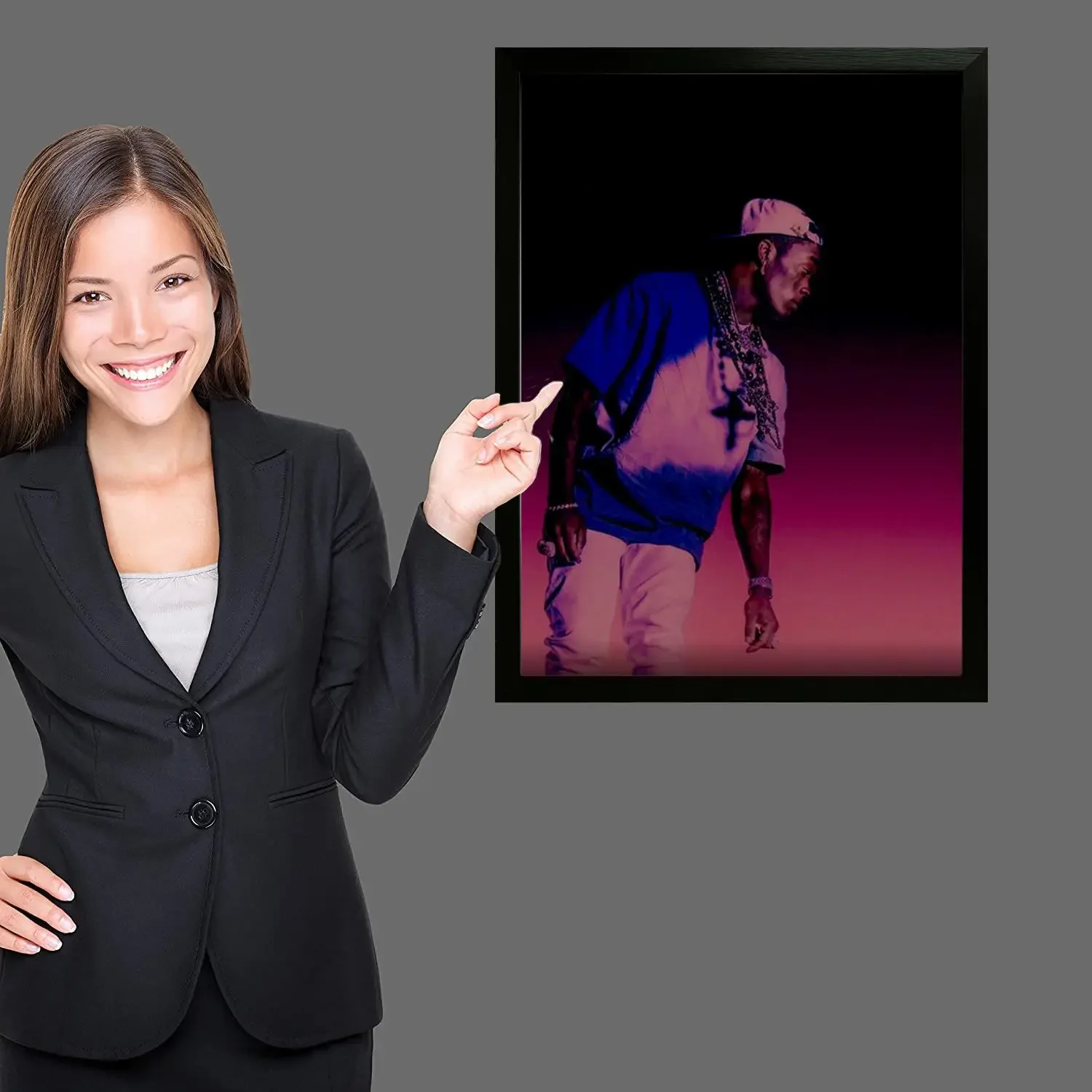 Lil uzi vert Холст Художественный постер Настенная живопись Печать Современные