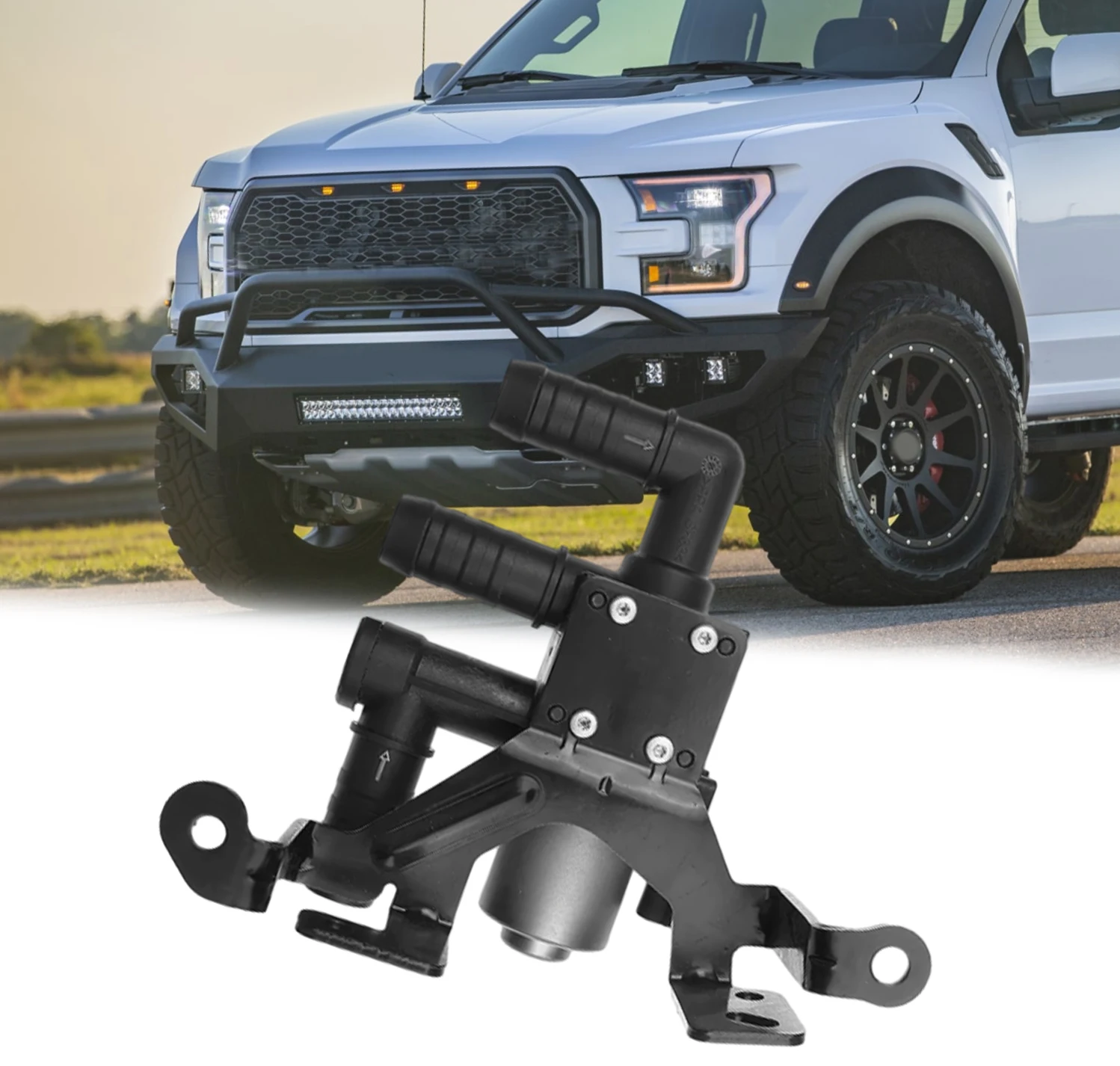 Для Ford F150 2018-2020 Клапан теплого воздуха Регулирующий клапан автомобильного обогревателя JL34‐18C310‐EA Клапан управления водой нагревателя DG13‐18C310‐AA (art.: 3920ca89ee607) - 3920ca89ee607