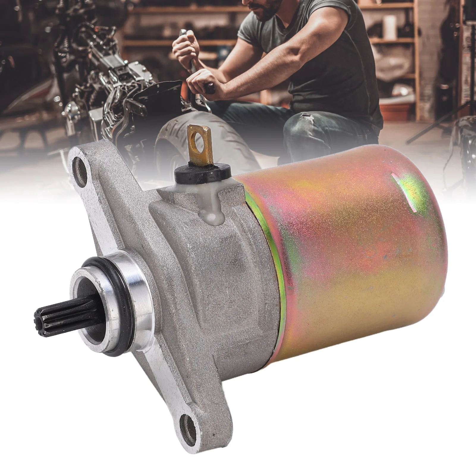 Замена электродвигателя стартера мотоцикла для GY6 ‑ 50/60/80cc Go Karts Scooters ATV UTV