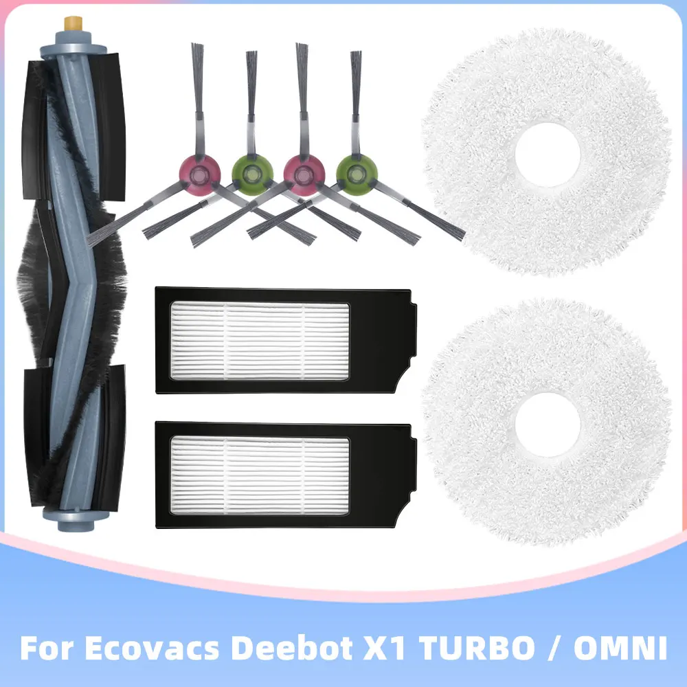 

Фильтр основная боковая щетка задняя крышка Швабра Ткань Для Ecovacs Deebot X1 TURBO OMNI робот-пылесос запасные аксессуары Запчасти