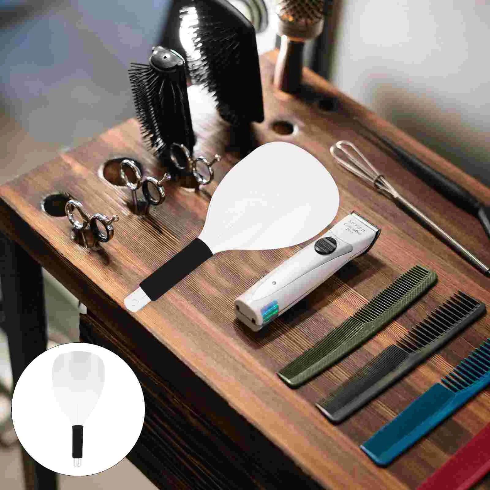 

4 Pcs Beauty Mask Plastic Clear Masks Broken Hair Dust Proof Facial Protective Hairspray Cutting Protector Portable