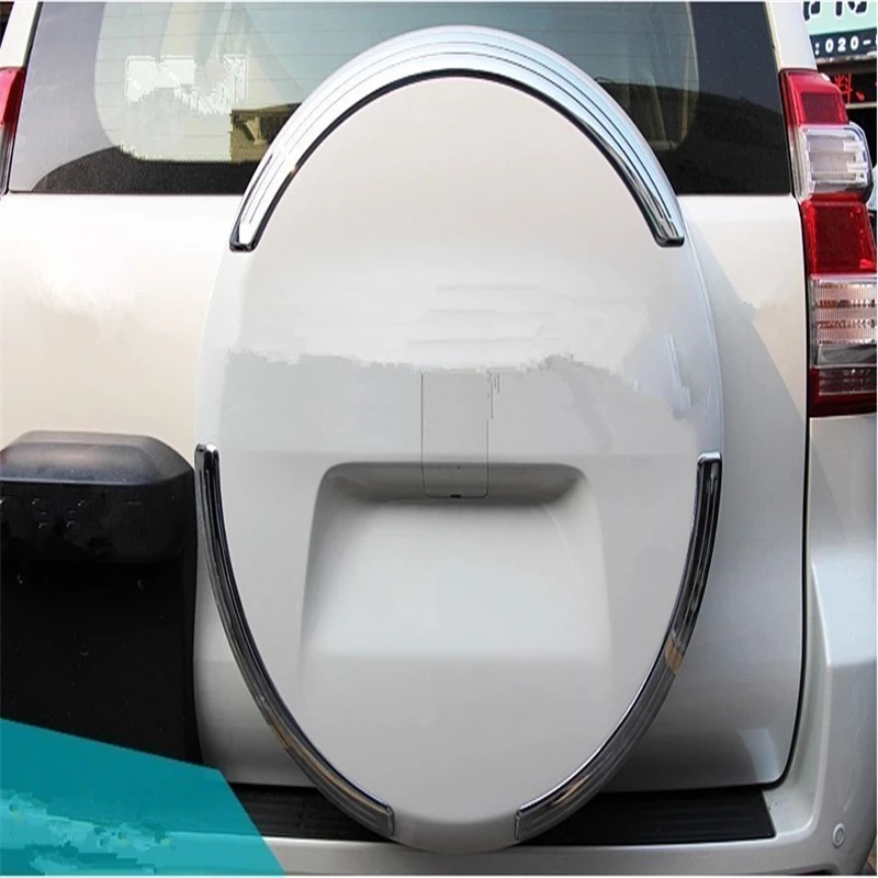 

WELKINRY For Toyota Land Cruiser Prado J150 4th Generation 2009-2021 Car Tail Rear Door Gate Spare Tire Wheel Cover Trim