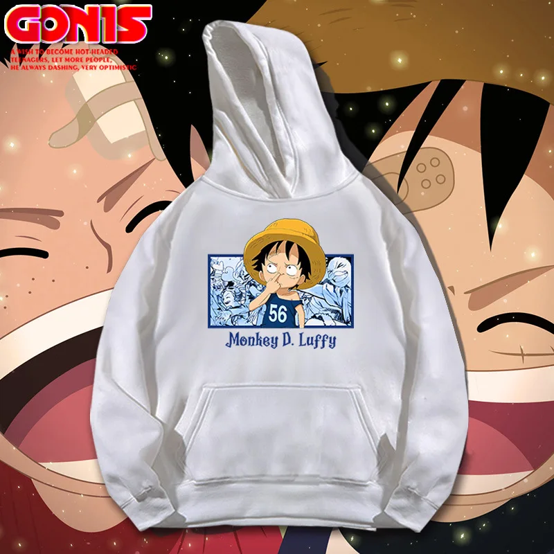 

One Piece One Piece Sweater Men's and Women's Cartoon Anime Surrounding Joint Luffy Loose Retro Hooded Jacket