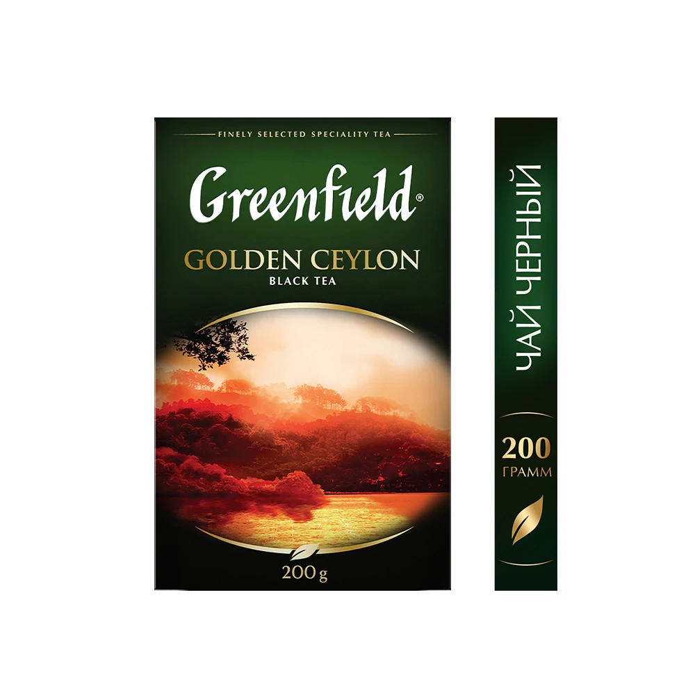 Tea Black Greenfield Golden Ceylon Sheet 200g | Продукты