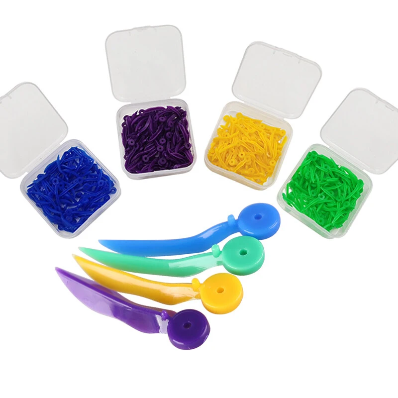 

100Pcs/ Box Disposable Dental Wedges Plastic 4 Sizes Teeth Wedge With End Circular Hole Dentist Care Tool Dental Supplies