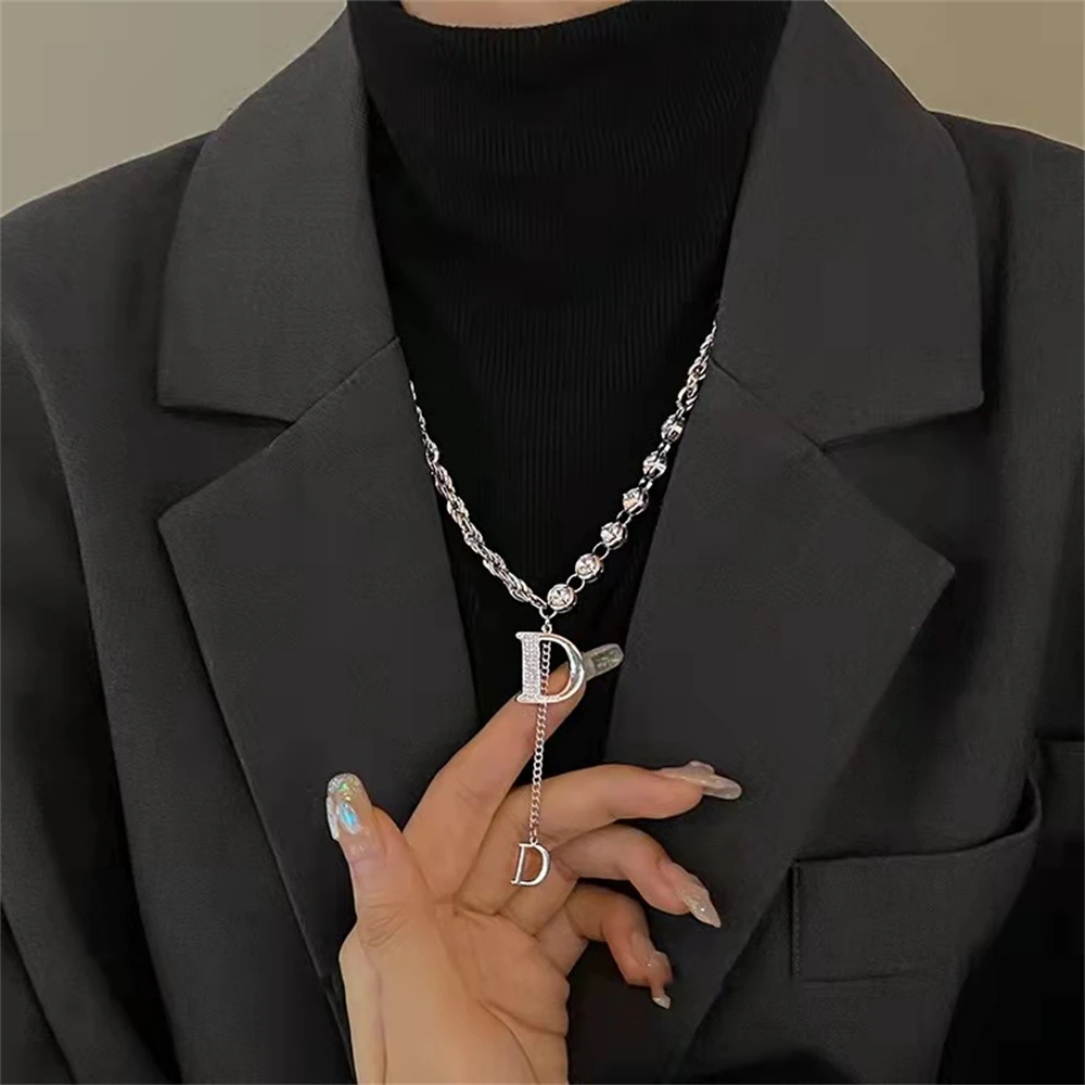 

Light Luxury Letter Necklace For Women New In 2023 Shiny Sweater Chain Necklaces Jewelry Gifts Cheap Items With Free Shipping