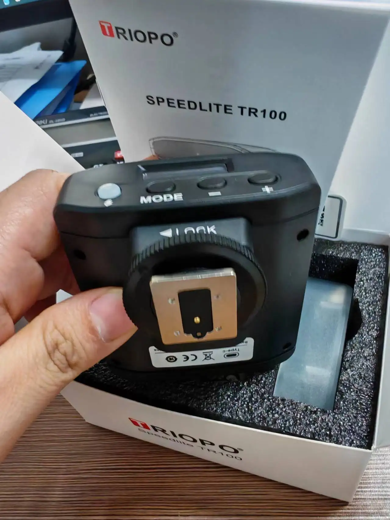 Мини-вспышка TRIOPO TR100 для Sony Canon Fujifilm