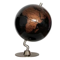 world globe 14cm decoration earth globe vintage ornaments metal world globe constellation map home living room desk decor