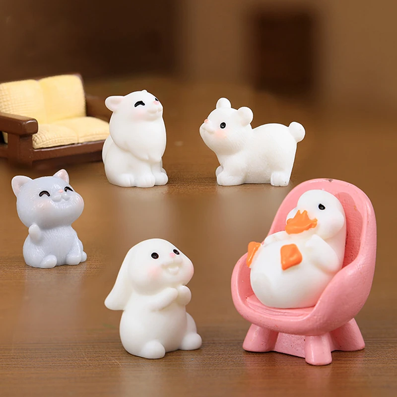 

1 шт., декоративная статуэтка из смолы с животными