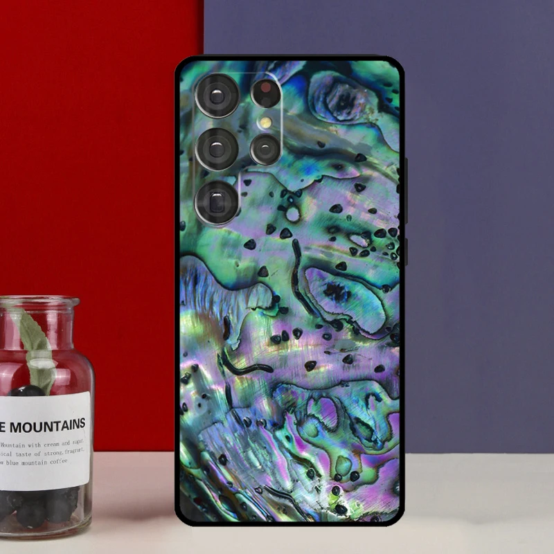 Фото Чехол Abalone Sea Shell Texture Funda для Samsung Galaxy S25 Ultra S9 S10 S20 S21 FE S22 S23 Plus S24 Ultra, чехол для телефона №3