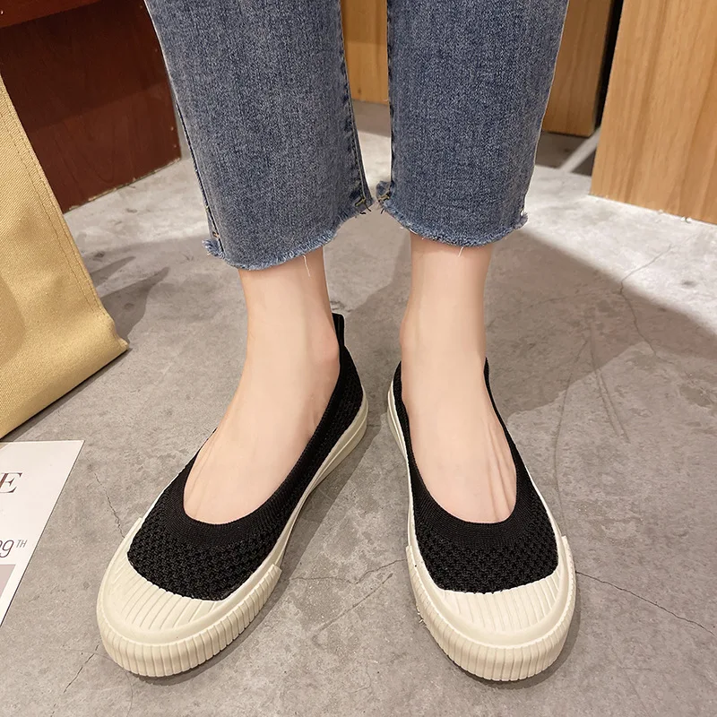 

Mesh Loafers with Platform Women's Casual Vulcanize Designer Sport Walking Running Shoes Spring Summer Lady Flats Sneakers Femme