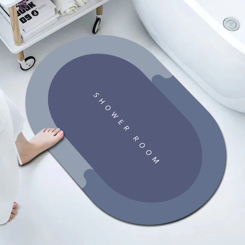 

Diatom Mud Bathroom Absorbent Non-slip Quick-drying Floor Mats Washbasin Non-slip Household Supplies Bathroom Accessories