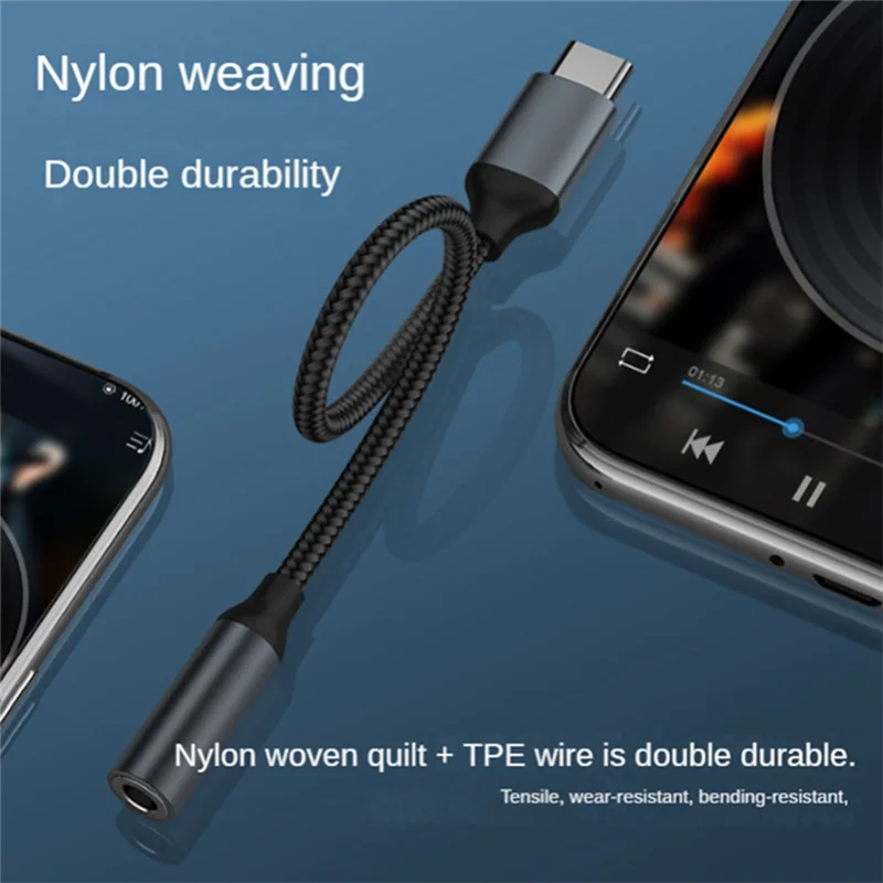USB-адаптер типа C на 3 5 мм Aux Type-C Jack