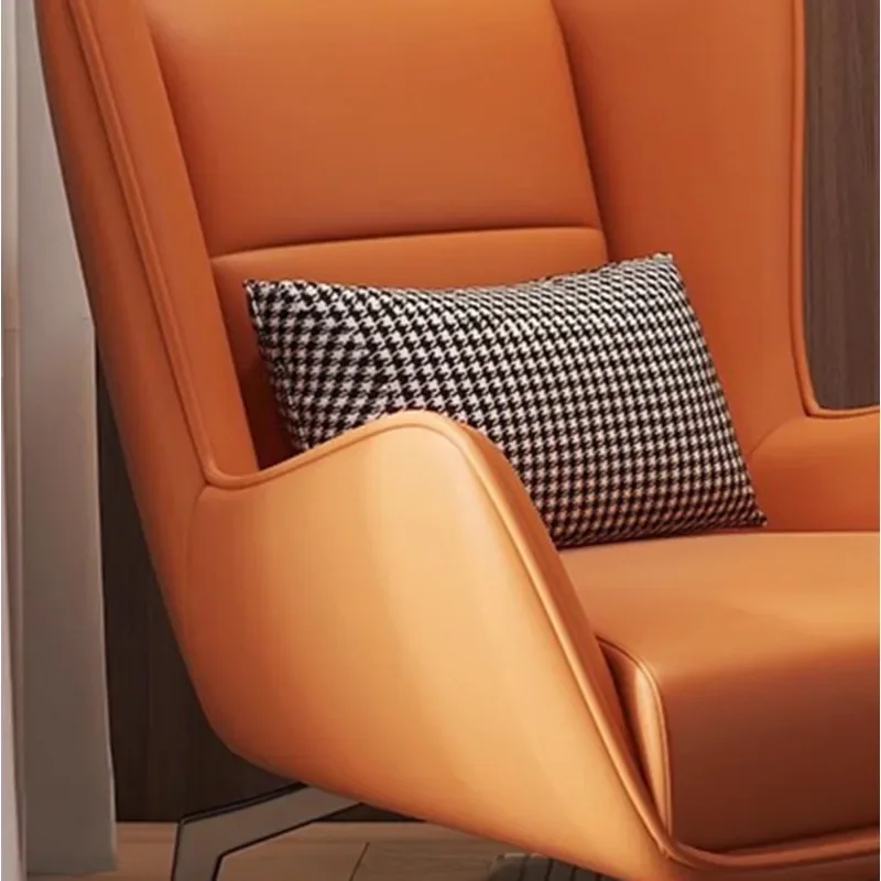 Кожаная подставка для одного человека балкона кресло салона ногтевого дизайна