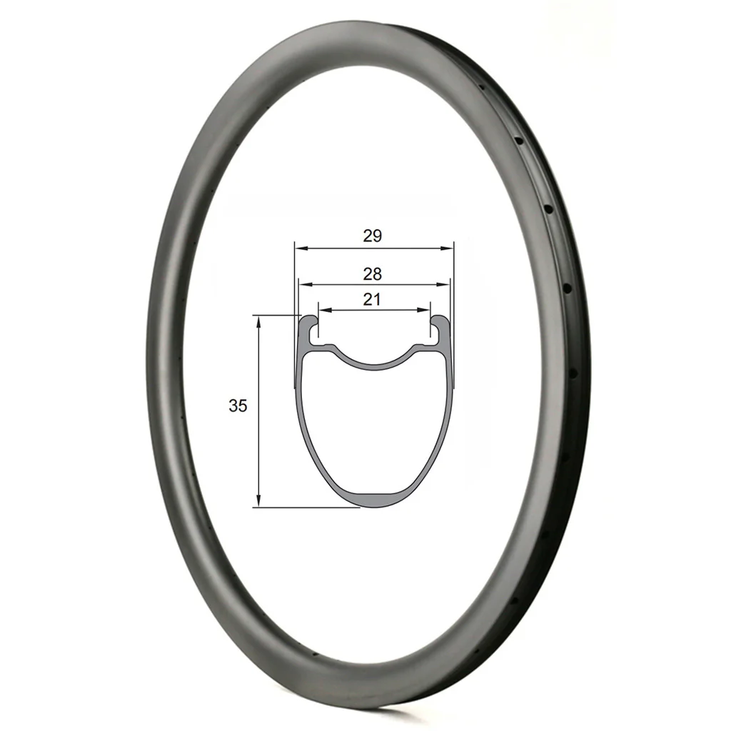 380 г велосипедные диски 30/35/40/45 мм Глубина углеродный дисковый тормоз 21 внутренняя