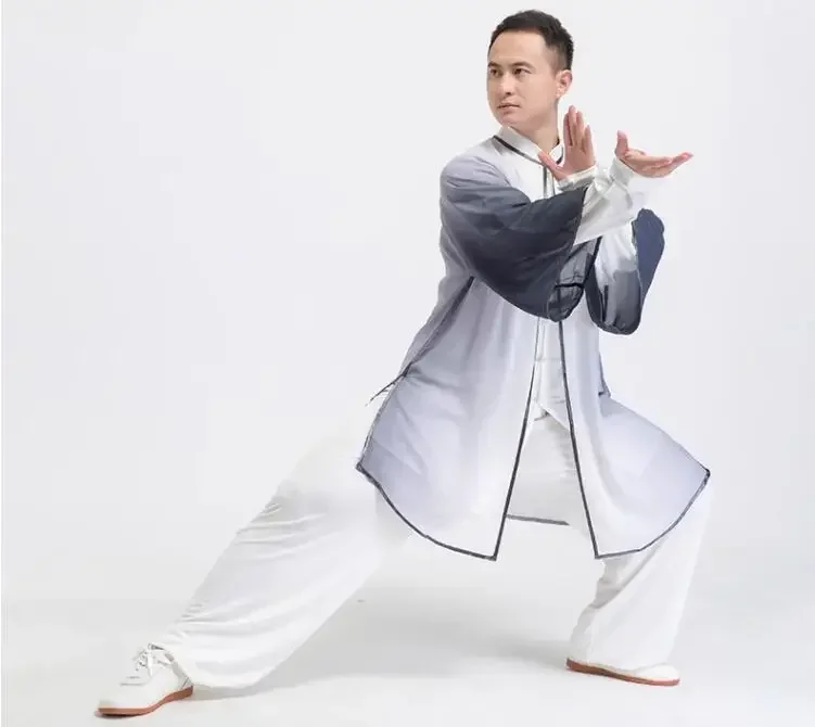 Традиционная китайская одежда TaiChi форма для кунгфу Wushu блузка боевые искусства