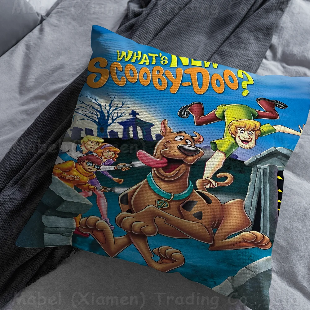S-Scooby D-Doo персонализированный чехол для подушки детская спальня дикий декор