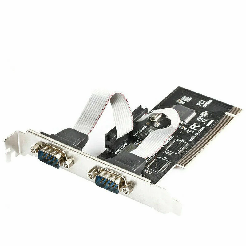 Контроллер платы адаптера с 2 портами PCI Serial RS232 DB9 |