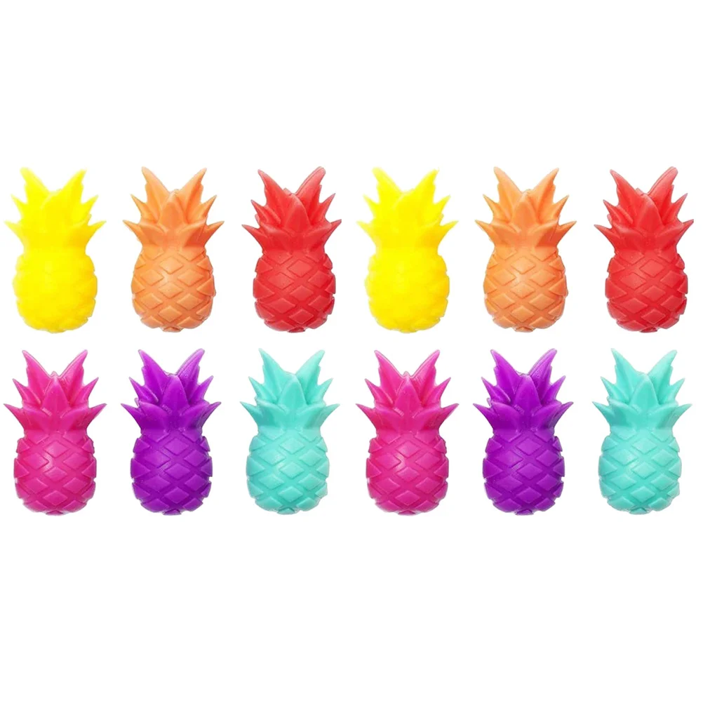 

Силиконовый маркер для бокалов с идентификатором ананаса, подвеска для шампанского, коктейля и напитков