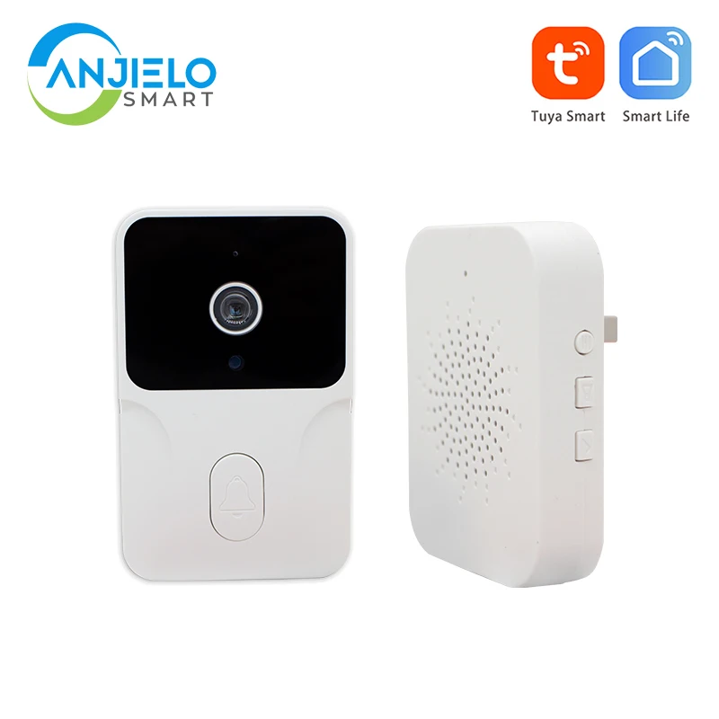 Беспроводная цифровая видеодомофон Tuya Интерком Spyhole с Wi-Fi интеллектуальная